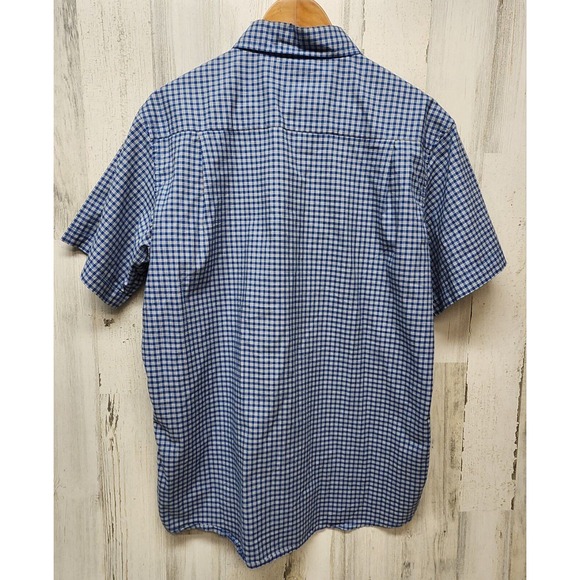 Carhartt Shirt Men Large Blue Plaid Pockets Classic Preppy - Picture 2 of 10